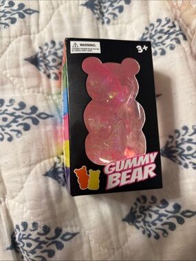 Gummy Bear Sparkle Plush Toy - Pink